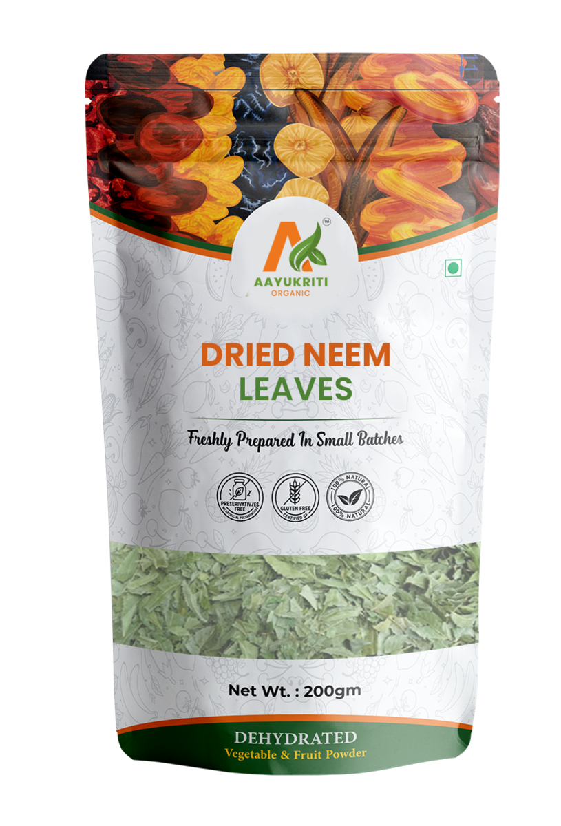 Pure Organic Dried Neem Leaves - Aayukriti Organic